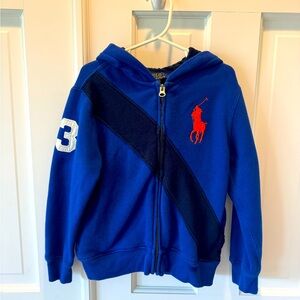 Polo Ralph Lauren boys Cotton-Blend-Fleece Hoodie size 5